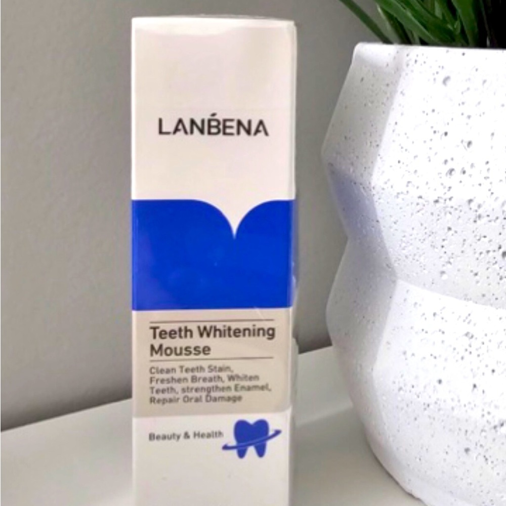 Lanbena Teeth Whitening  Mousse, Clean and Whiten Teeth, Strengthen Enamel 🆕 - Picture 2 of 8